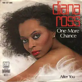 Обложка сингла Дайаны Росс «One More Chance» (1981)
