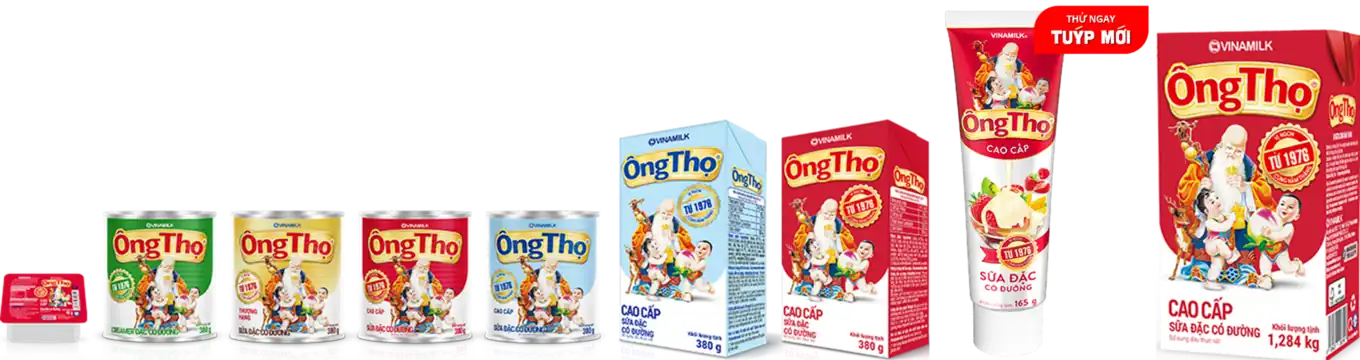 Сгущённое молоко в разных упаковках