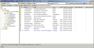 Скриншот программы OpenCms