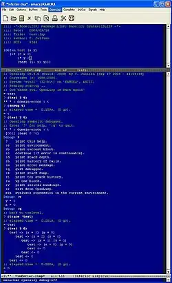 Скриншот программы OpenLisp