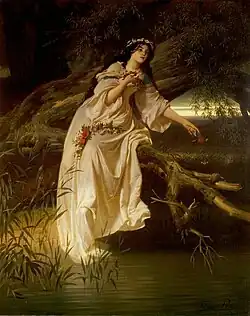 Офелия. Холст, масло. Королевский Шекспировский театр, Стратфорд-апон-Эйвон, Великобритания