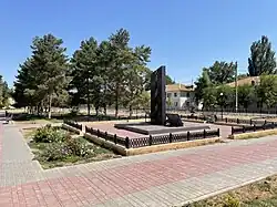 Сквер в центре села