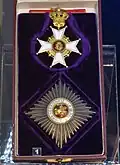 Знаки командора 1-го класса