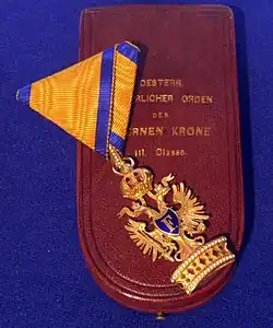 Знак 3-й степени. Австро-Венгрия, конец XIX века