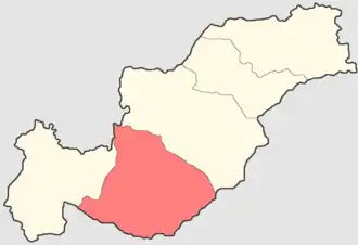 Орский уезд на карте