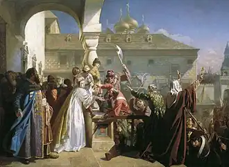 Н. Д. Дмитриев-Оренбургский. «Стрелецкий бунт», 1862
