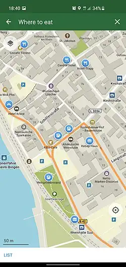 Скриншот программы Organic Maps