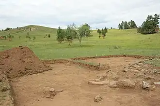 Оргойтон I. Раскопки княжеского могильника хунну, август 2009 г.