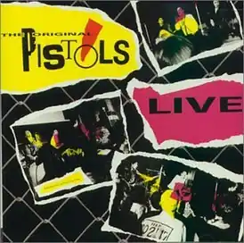 Обложка альбома Sex Pistols «The Original Pistols Live» (1985)