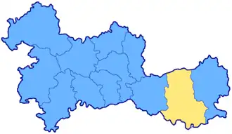 Ливенский уезд на карте