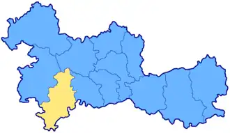 Севский уезд на карте