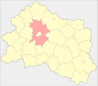 Орловский районОрловский муниципальный округ на карте