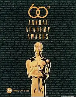 Плакат 60-й церемонии