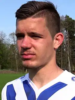 Завада в составе «Карлсруэ» в 2017 году