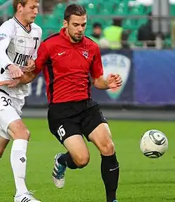 Оскар Клява в 2011 году в составе «Химок»