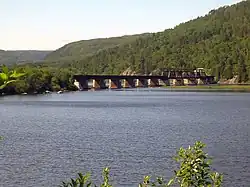 Железнодорожный мост через Оттаву. Маттава, Онтарио