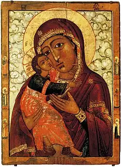 Владимирская икона Божией Матери (Иркутск, XVII век)