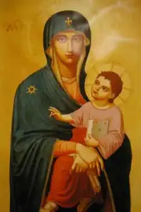 Икона «Дева Мария Снежная» из Польши