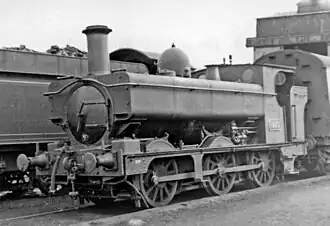 № 1935 в Оксфордском локомотивном депо (22 февраля 1953 г.)