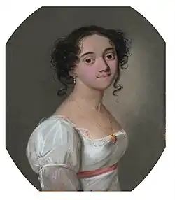 Портрет Е. С. Озеровой,1819 г.