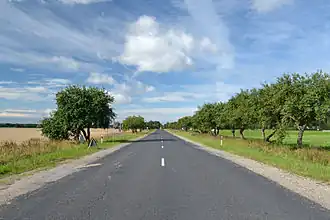 Шоссе Пярну — Тори в посёлке Тори