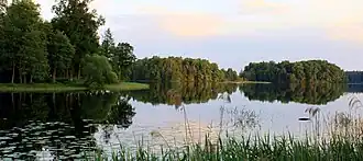 Озеро Пюхаярв летом 2013 года