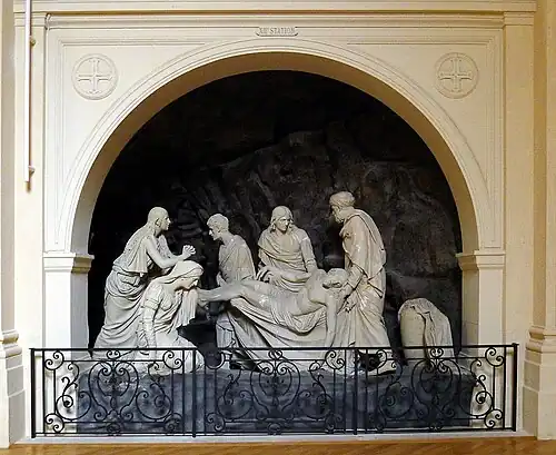 Положение во гроб. Церковь Святого Роха (Париж).