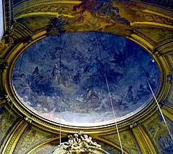 Роспись купола капеллы Девы Марии церкви  Сен-Сюльпис