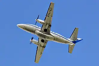 Самолёт Jetstream 32 (PH-HCI) вылетает из  аэропорта Висбю