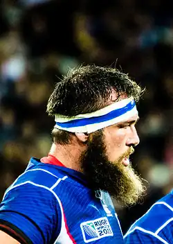 ван Лилл в составе сборной Намибии, 2015 год.