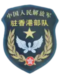 Нарукавный знак военно-воздушных сил ВС КНР в гарнизоне (с 2007 года)