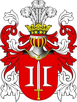 Хлюдзинский (вариант герба Холева)