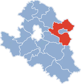 Гмина Грыбув на карте