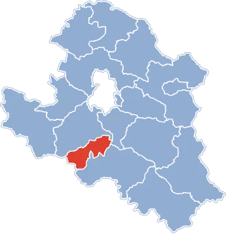 Рытро на карте