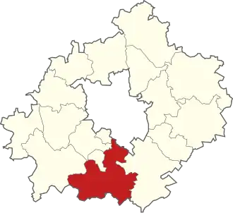 Мосина на карте