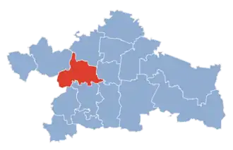 Хорощ на карте