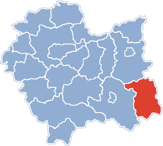 Горлице на карте