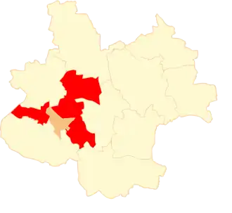 Коло на карте