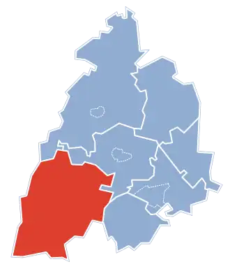 Тшцянне на карте