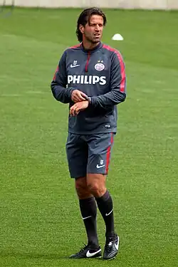 Фабер в тренерском штабе ПСВ (2014)