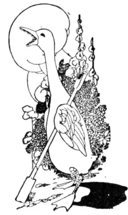 «Яблочки копаю, ваша честь!»Иллюстрация Чарльза Робинсона (1907)