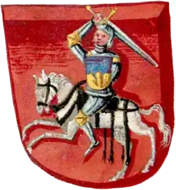 Герб Витовта. Из Гербовника Грюненберга, 1483