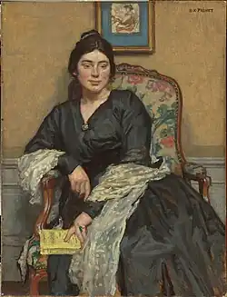 Портрет Мелы Мутер. 1916. Картон, масло. Музей Орсе, Париж