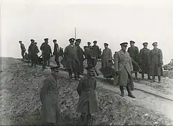 Работы по возведению мемориала битве при Паю, 1939 год