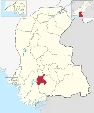 Тандо-Мухаммад-Хан на карте