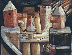 Тадеуш Маковский. Курящий трубку, 1930