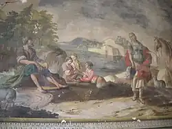 Одна из фресок зала