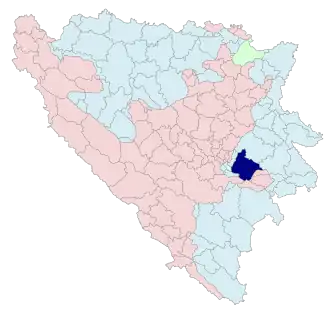 Община Пале на карте