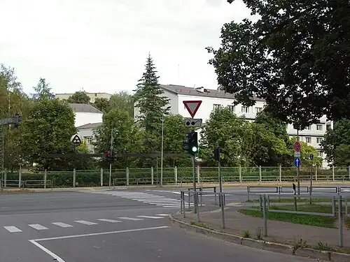 Вид от ул. Палес