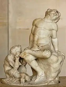 Пан, вынимающий занозу из ноги сатира